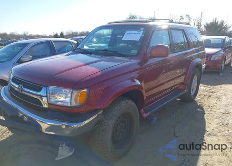 2002 Toyota 4Runner Sr5 V6 из США, поврежденный, VIN JT3HN86R729075788